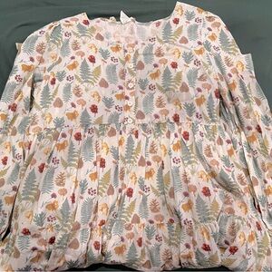 Kate Quinn woman’s botanical print Prairie dress size small